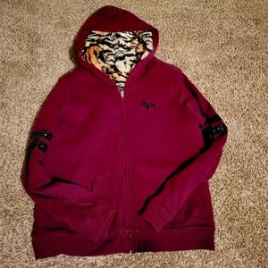 VS PINK Tiger Print Bling Hoodie
